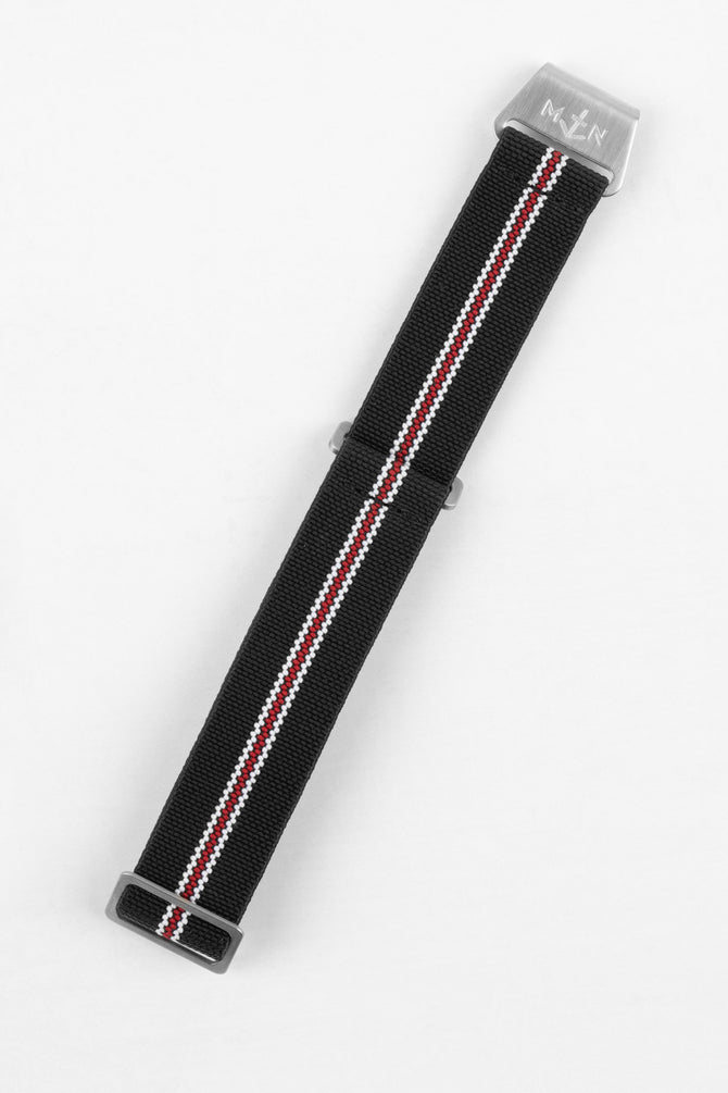 Erika's Originals CORSA MN™ Strap with RED Centerline - BRUSHED Hardware