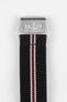 Erika's Originals CORSA MN™ Strap with RED Centerline - BRUSHED Hardware