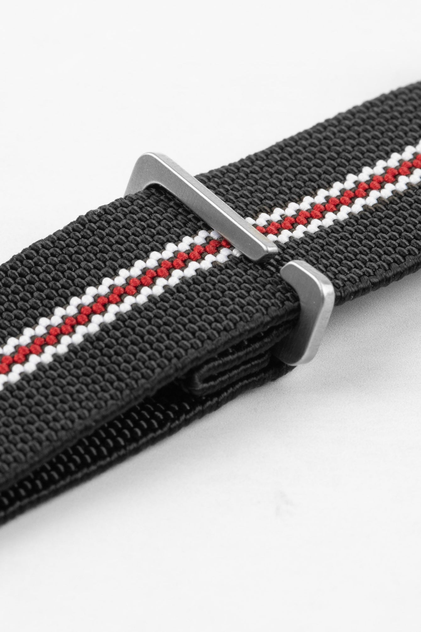 Erika's Originals CORSA MN™ Strap with RED Centerline - BRUSHED Hardware