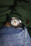Erika's Originals INDIGO DENIM MN™ Strap with MUSTARD Centerline - BRUSHED Hardware