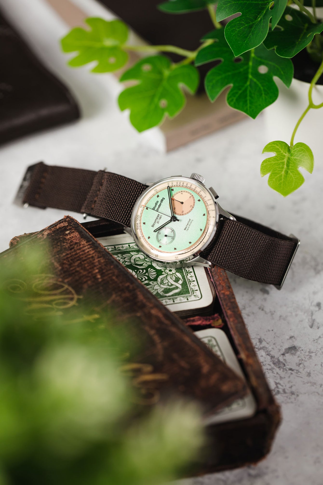 Erika's Originals HAVANA MN™ Strap in FULL BROWN - BRUSHED Hardware