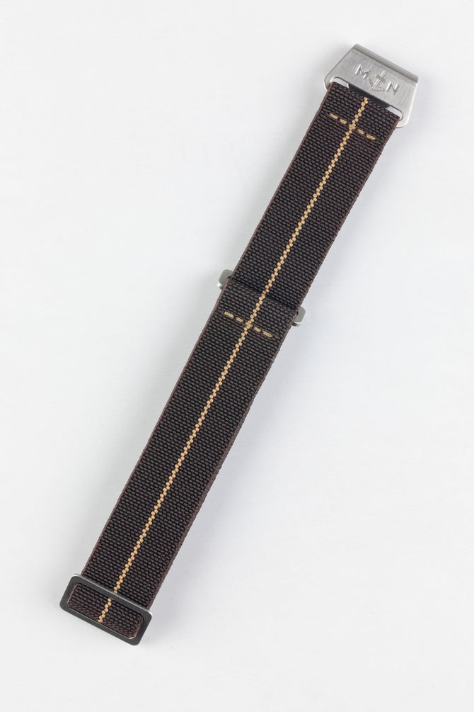 Erika's Originals HAVANA MN™ Strap with MOKKA Centerline - BRUSHED Hardware