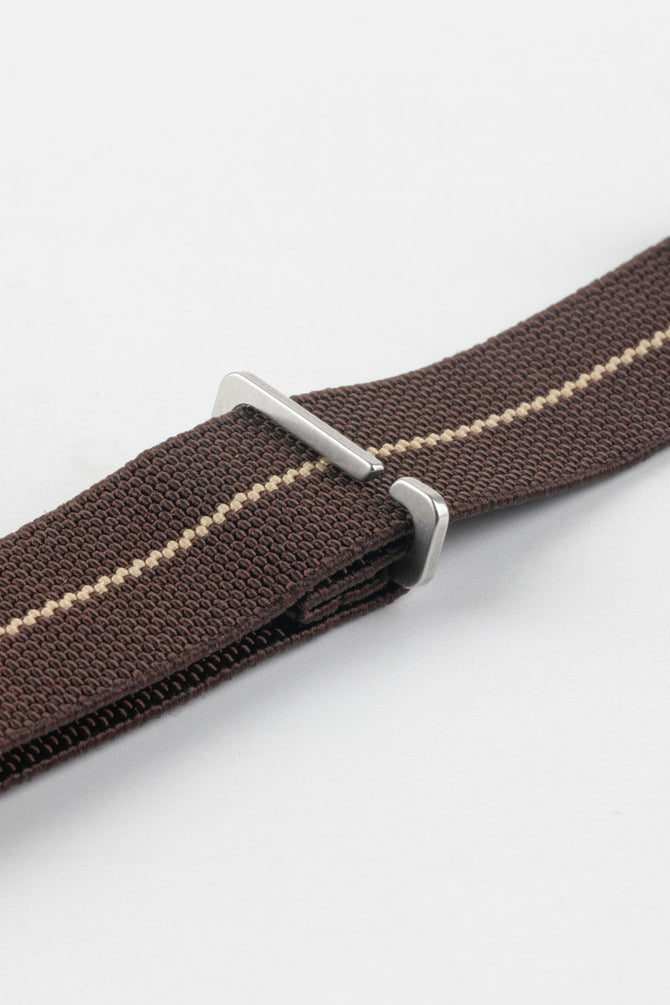 Erika's Originals HAVANA MN™ Strap with MOKKA Centerline - BRUSHED Hardware