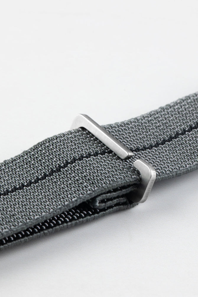 Erika's Originals MIRAGE MN™ Strap with BLACK Centerline - BRUSHED Hardware