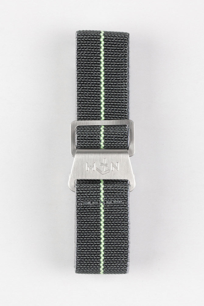 Erika's Originals MIRAGE MN™ Strap with MINT GREEN Centerline - BRUSHED Hardware