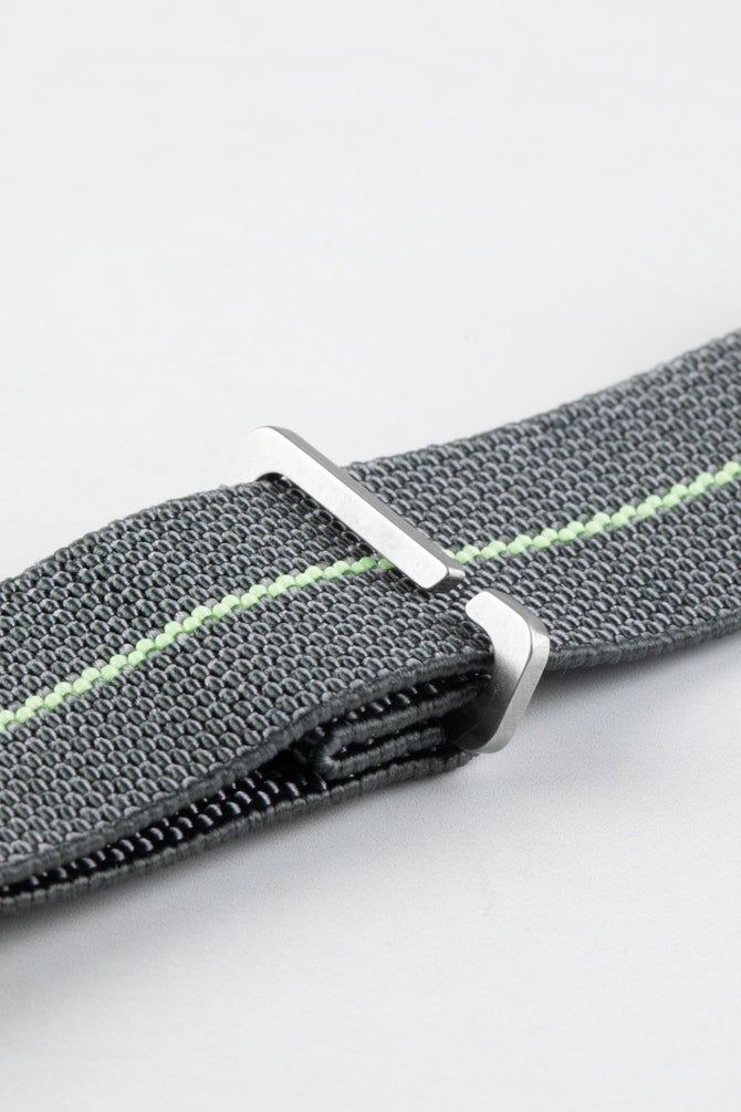 Erika's Originals MIRAGE MN™ Strap with MINT GREEN Centerline - BRUSHED Hardware