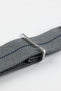 Erika's Originals MIRAGE MN™ Strap with NAVY BLUE Centerline - BRUSHED Hardware