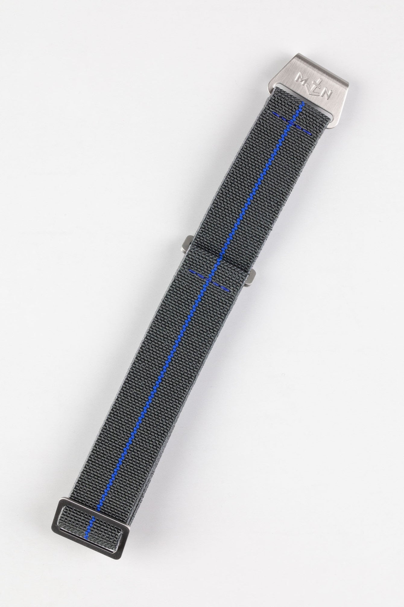 Erika's Originals MIRAGE MN™ Strap with ROYAL BLUE Centerline - BRUSHED Hardware
