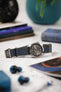 Erika's Originals MIRAGE MN™ Strap with ROYAL BLUE Centerline - BRUSHED Hardware