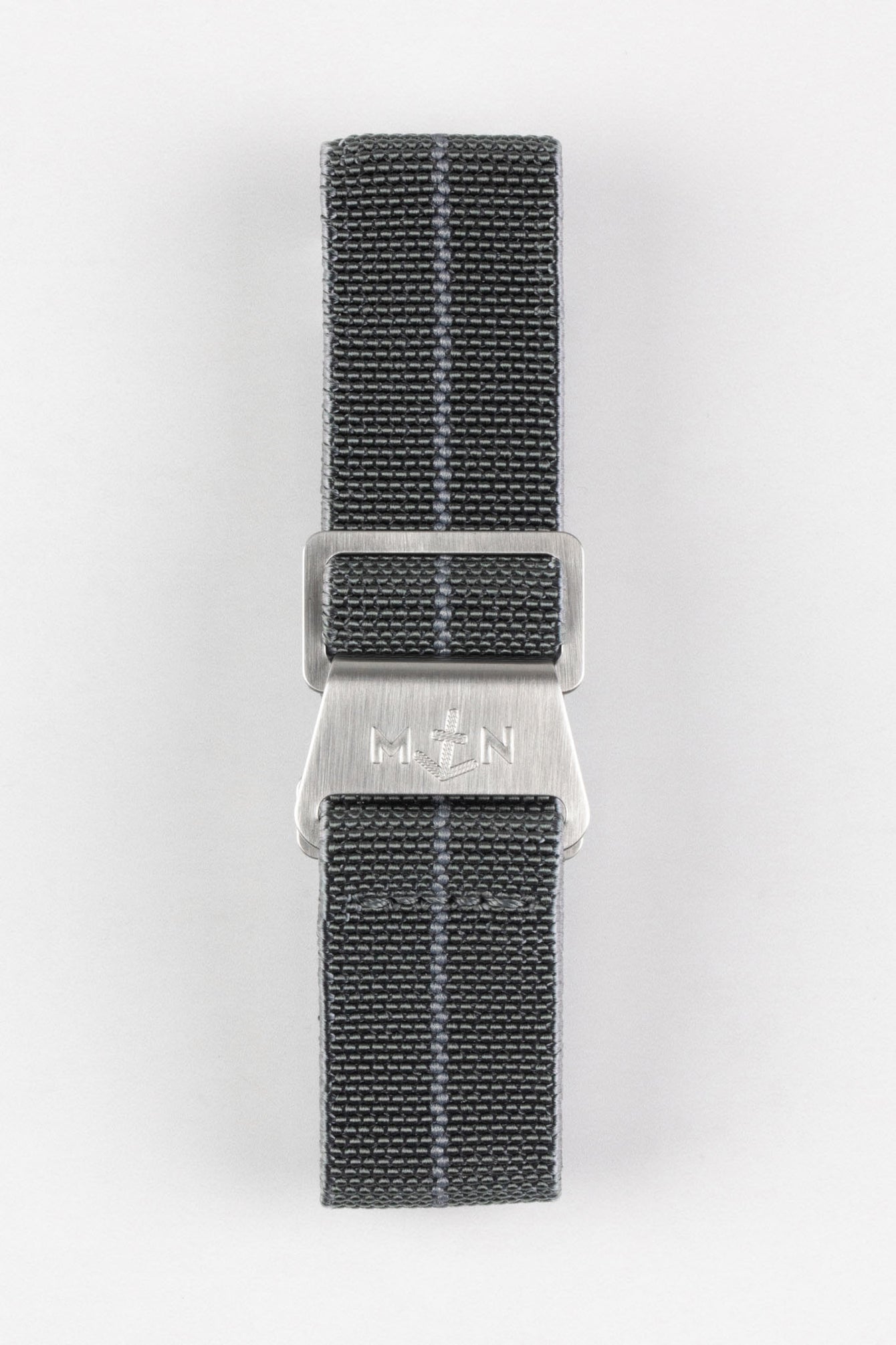 Erika's Originals MIRAGE MN™ Strap in TWO-TONE GREY - BRUSHED Hardware