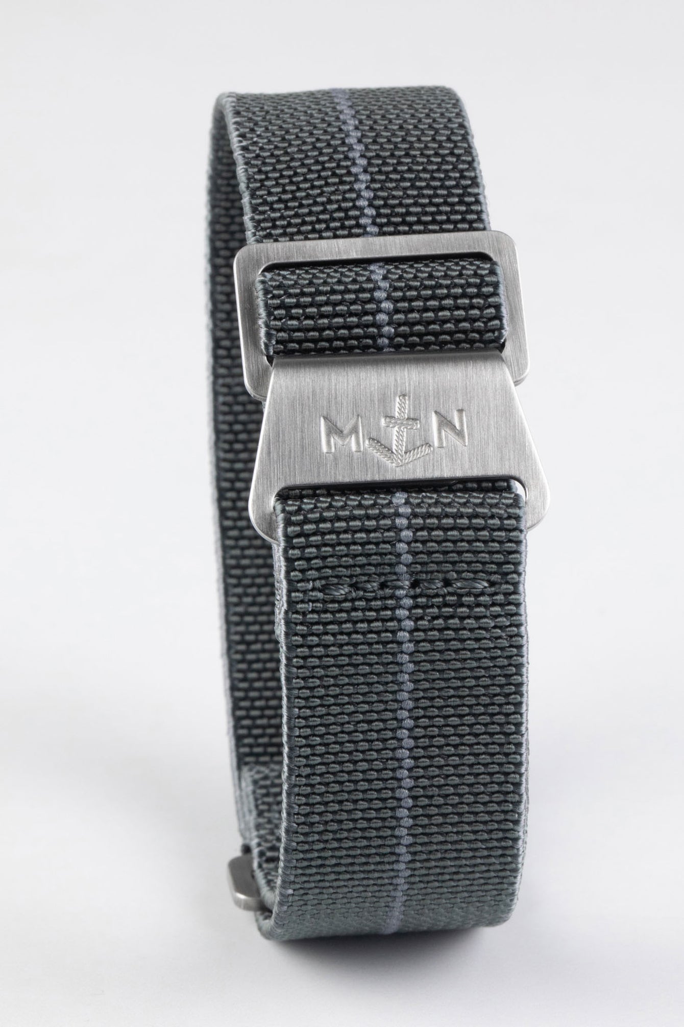 Erika's Originals MIRAGE MN™ Strap in TWO-TONE GREY - BRUSHED Hardware