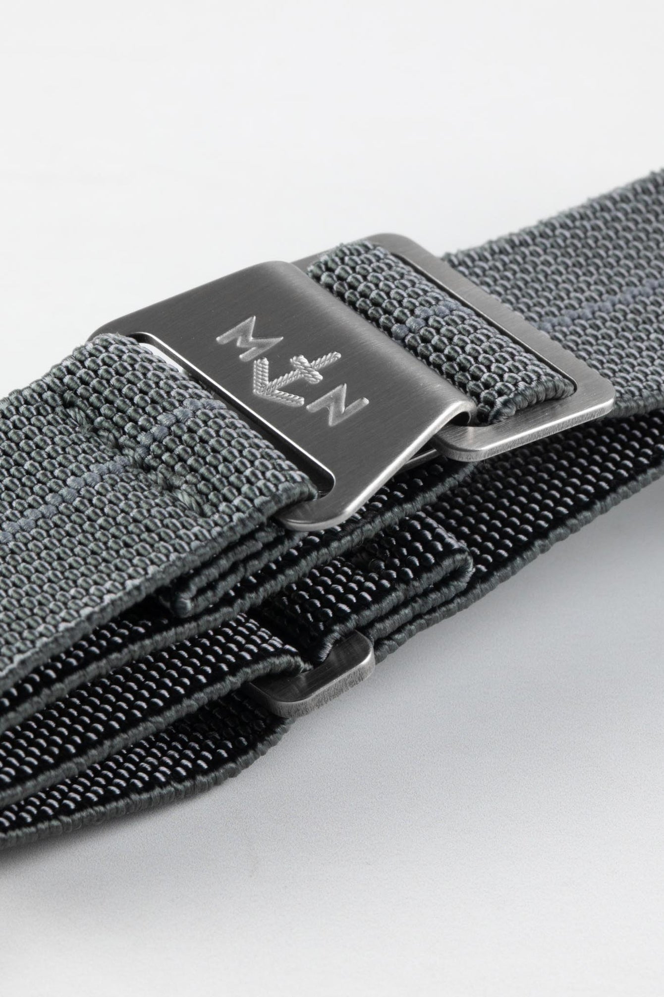 Erika's Originals MIRAGE MN™ Strap in TWO-TONE GREY - BRUSHED Hardware