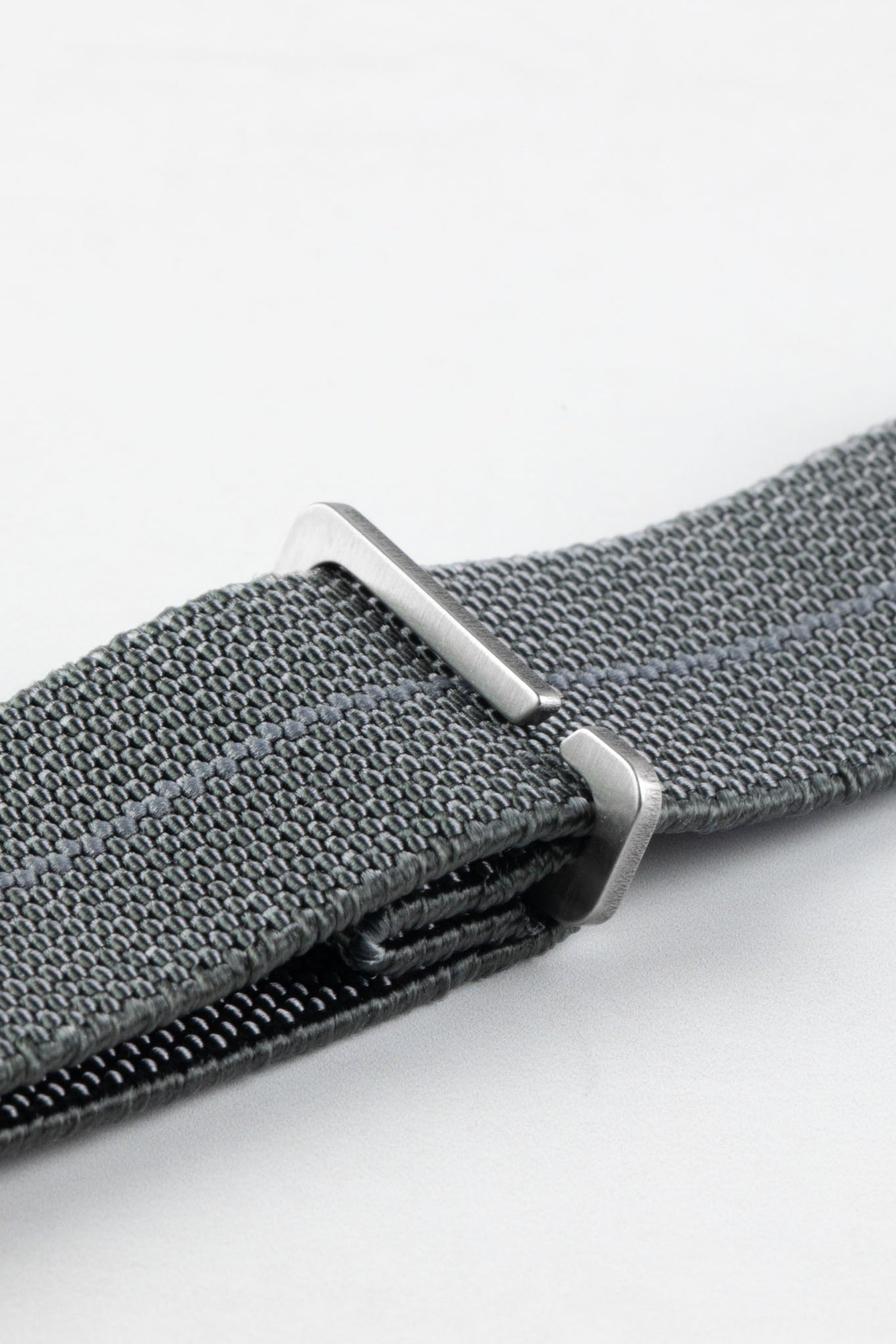 Erika's Originals MIRAGE MN™ Strap in TWO-TONE GREY - BRUSHED Hardware