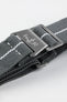 Erika's Originals MIRAGE MN™ Strap with WHITE Centerline - BRUSHED Hardware