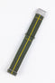 Erika's Originals ORIGINAL MN™ Strap with YELLOW Centerline - BRUSHED Hardware