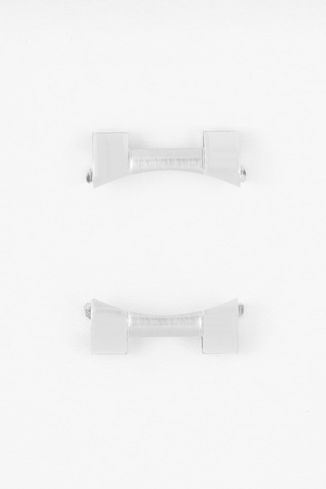 Forstner Additional End Link Pair for FLAT LINK Bracelets - POLISHED/BRUSHED