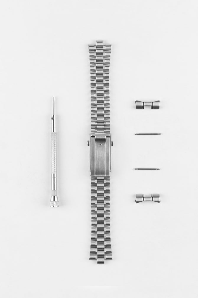 Forstner BULLET Stainless Steel Watch Bracelet for OMEGA Speedmaster - POLISHED/BRUSHED