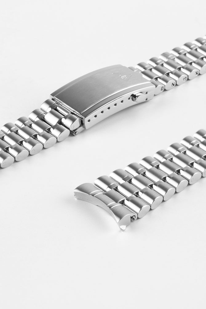 Forstner BULLET Stainless Steel Watch Bracelet for OMEGA Seamaster - POLISHED/BRUSHED