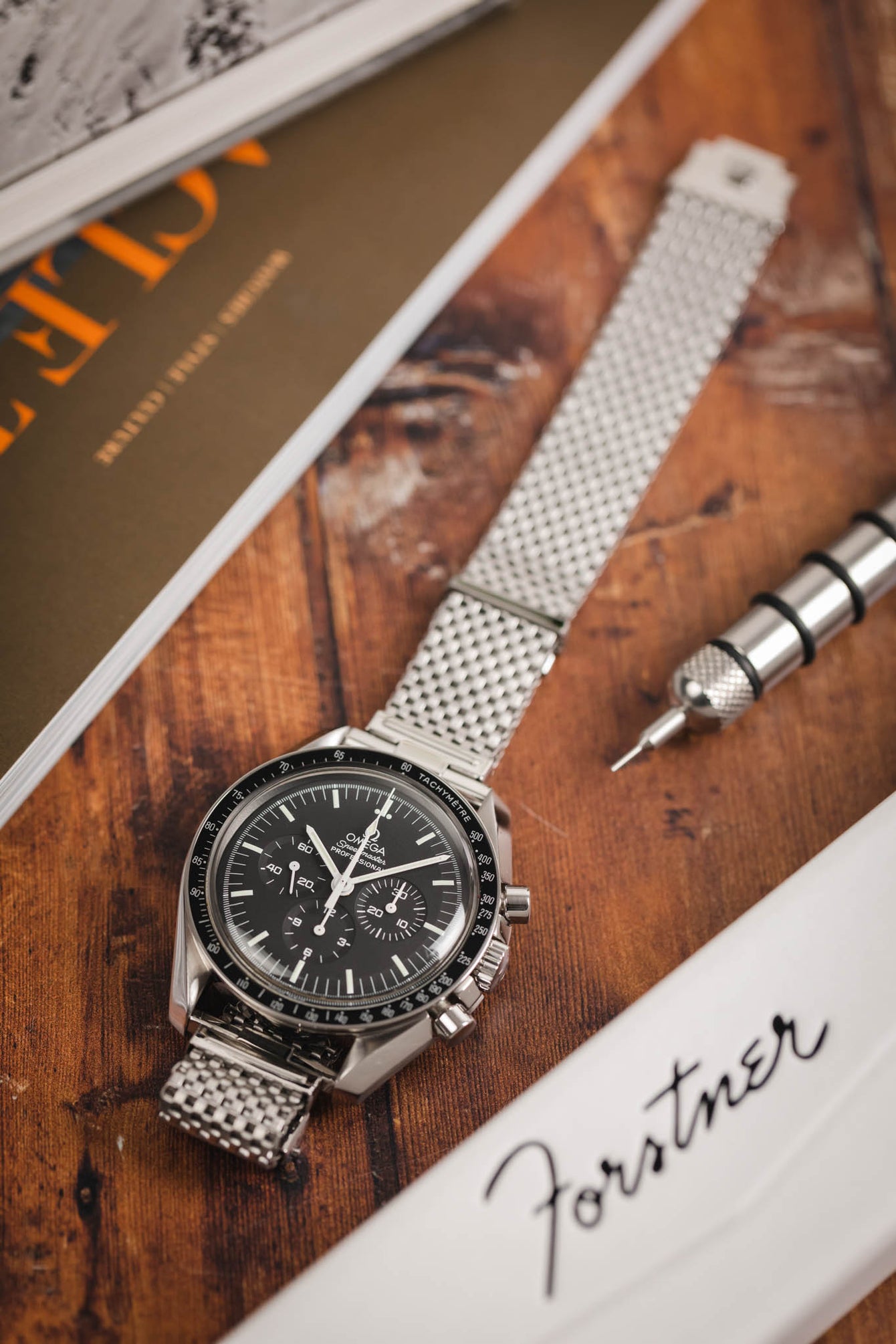 Mesh Bracelet Aftermarket Speedmaster Bracelet Forstner Komfit