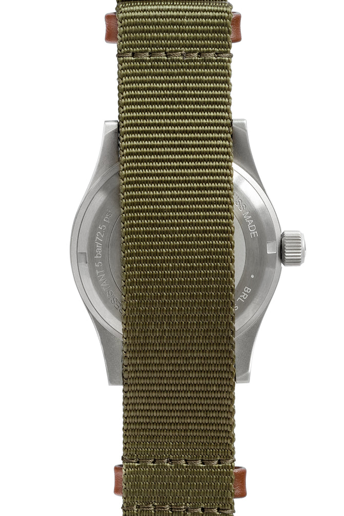 Hamilton H69429931 Khaki Field Mechanical 38mm Watch with Black Dial (Rear)