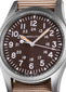 Hamilton H69429901 Khaki Field Mechanical 38mm Watch with Brown Khaki Dial (Dial Detail)