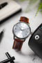 Hirsch ASCOT Gold Brown English Leather Watch Strap