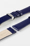 Hirsch DIVA Glossy Blue Ladies Leather Watch Strap