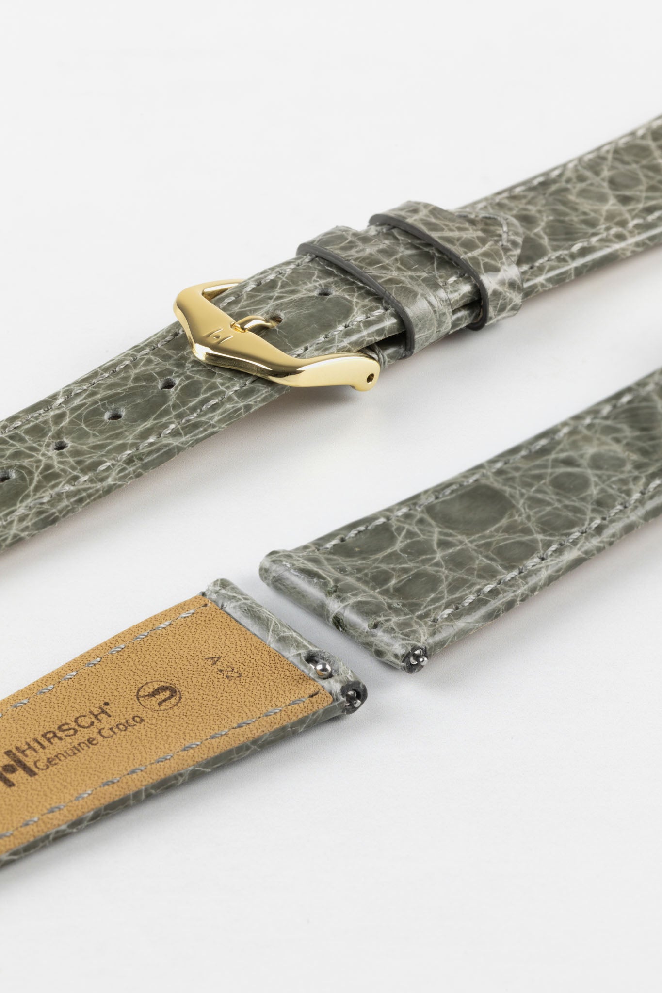 Shiny Crocodile Watch Strap | Order Online | Watch Obsession UK