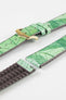 green rubber strap 