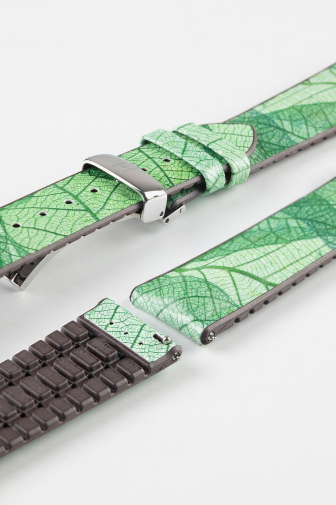green rubber strap 