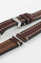 Hirsch LIBERTY Strap - Leather Watch Strap in BROWN
