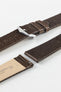 Hirsch LIZARD Leather Watch Strap in BROWN