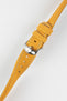 Hirsch MARINER Waterproof Leather Watch Strap in GOLD BROWN