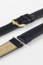 Hirsch MERINO Nappa Leather Watch Strap in BLACK