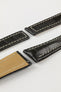 Hirsch NAVIGATOR Alligator Deployment Watch Strap in GREY