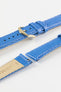 Hirsch RAINBOW Royal Blue Lizard Embossed Leather Watch Strap