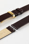 Hirsch SCANDIC Calf Leather Watch Strap in BROWN