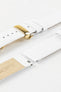 Hirsch SCANDIC White Calf Leather Watch Strap