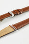 Hirsch SIENA Gold Brown Tuscan Leather Watch Strap