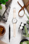 Hirsch TORONTO Beige Fine-Grained Leather Watch Strap