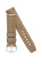 beige leather watch strap 