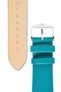 Hirsch VIAZZA Ladies Leather Quick-Release Watch Strap in PETROL