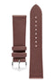 taupe leather watch strap