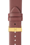 Hirsch VIAZZA Ladies Leather Quick-Release Watch Strap in TAUPE