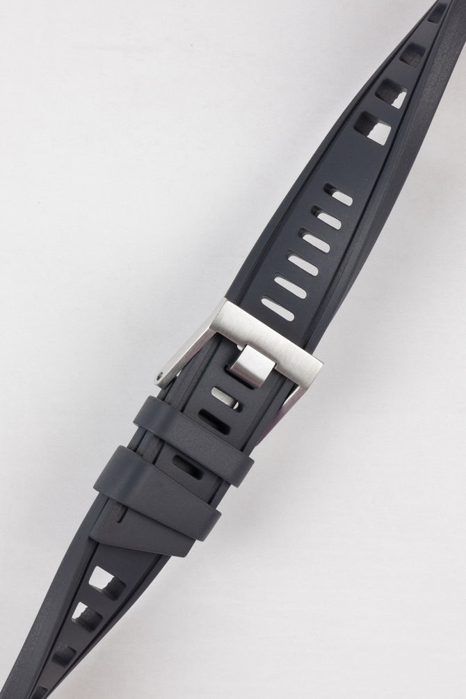 ISOfrane Rubber Dive Watch Strap in ANTHRACITE