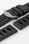 ISOfrane Rubber Dive Watch Strap in BLACK