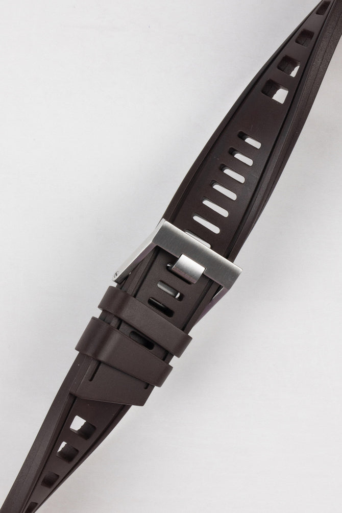 ISOfrane Rubber Dive Watch Strap in BROWN