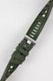 ISOfrane Rubber Dive Watch Strap in MILITARY GREEN