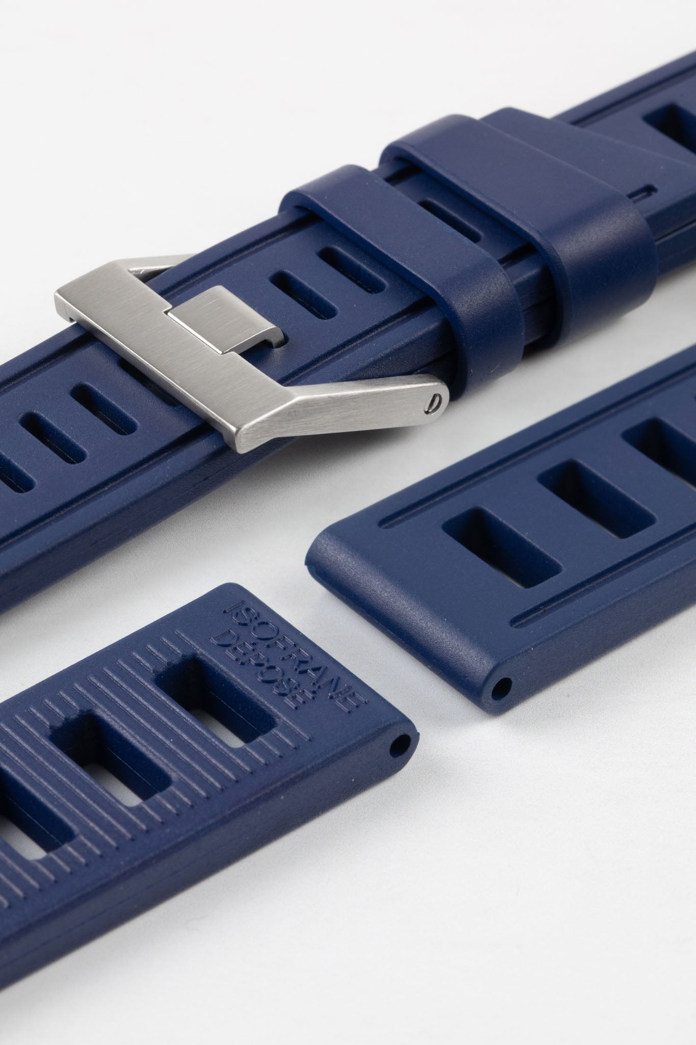 ISOFRANEラバーストラップ　20mm blue　新品 ISOfrane-TrueBlue-05-