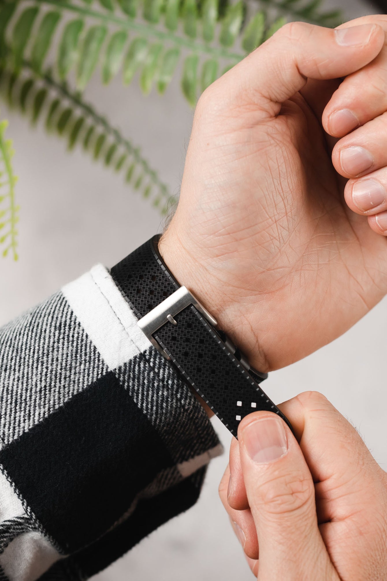 rubber dive watch strap 